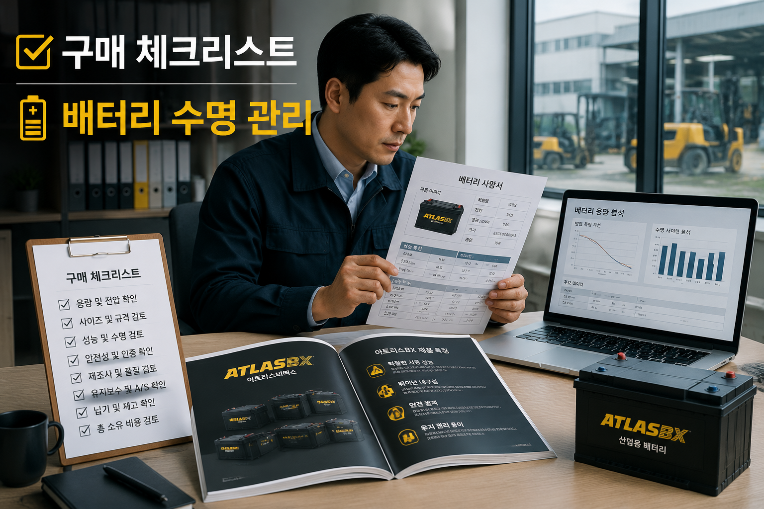 산업용배터리 구매할 때 무엇을 확인해야 하는가