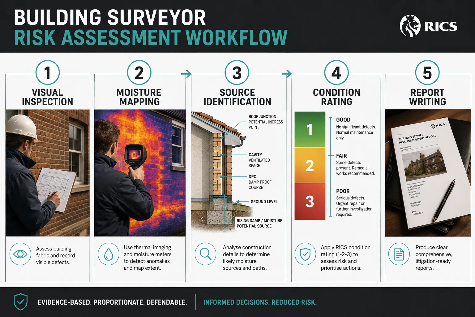 How Your Building Surveyor Assesses Risk: The Diagnostic Process