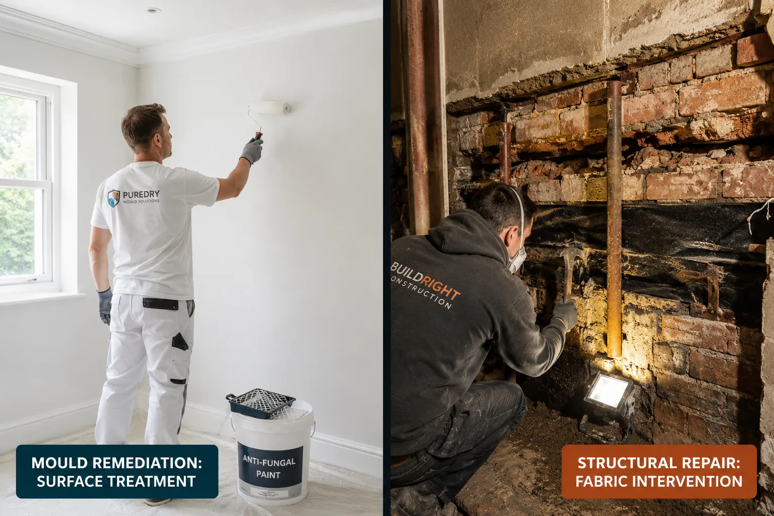 Repair Costs: Mould Remediation vs Structural Damp Repairs
