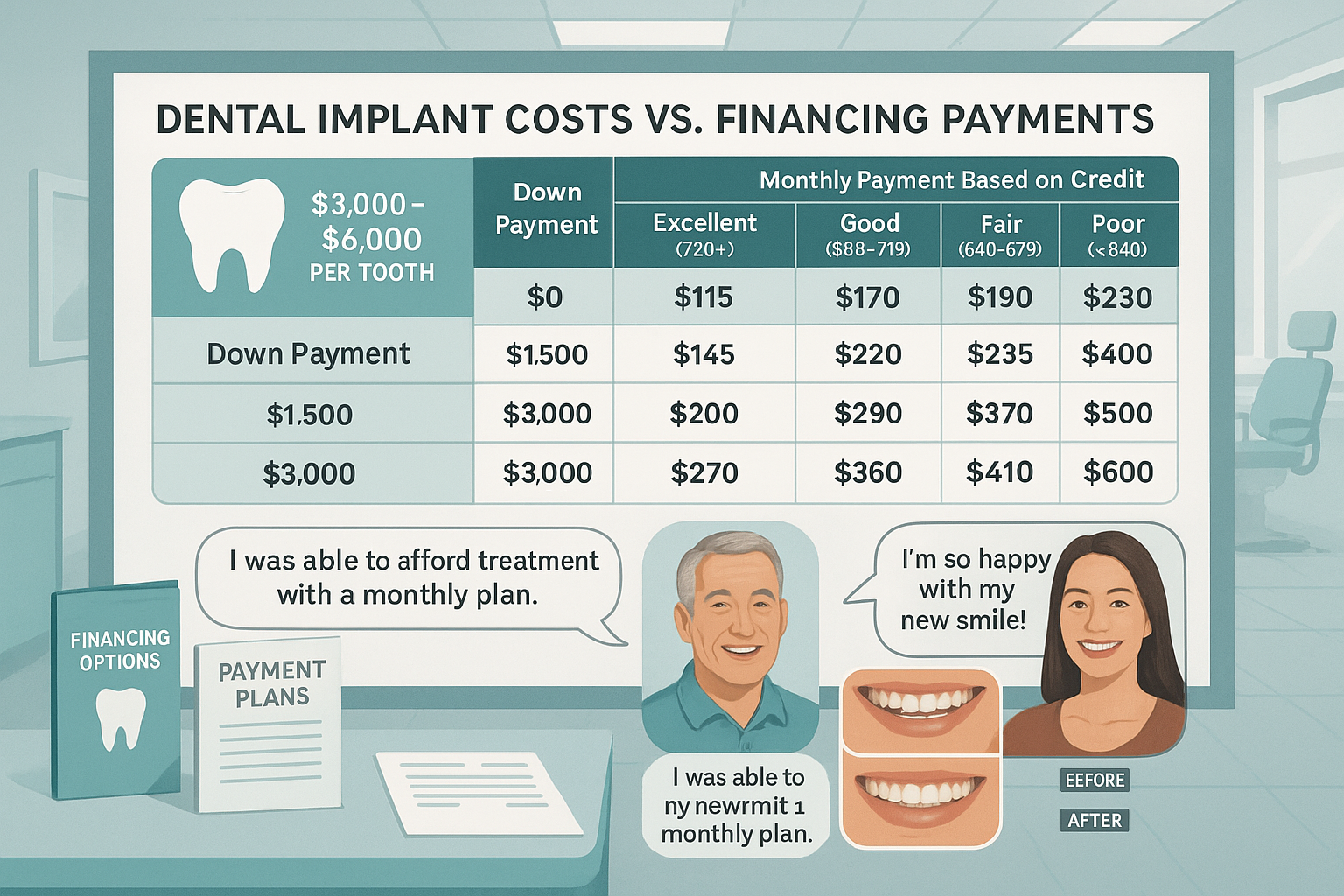 Can I Afford Dental Implants with Bad Credit? Your Complete Financial Guide