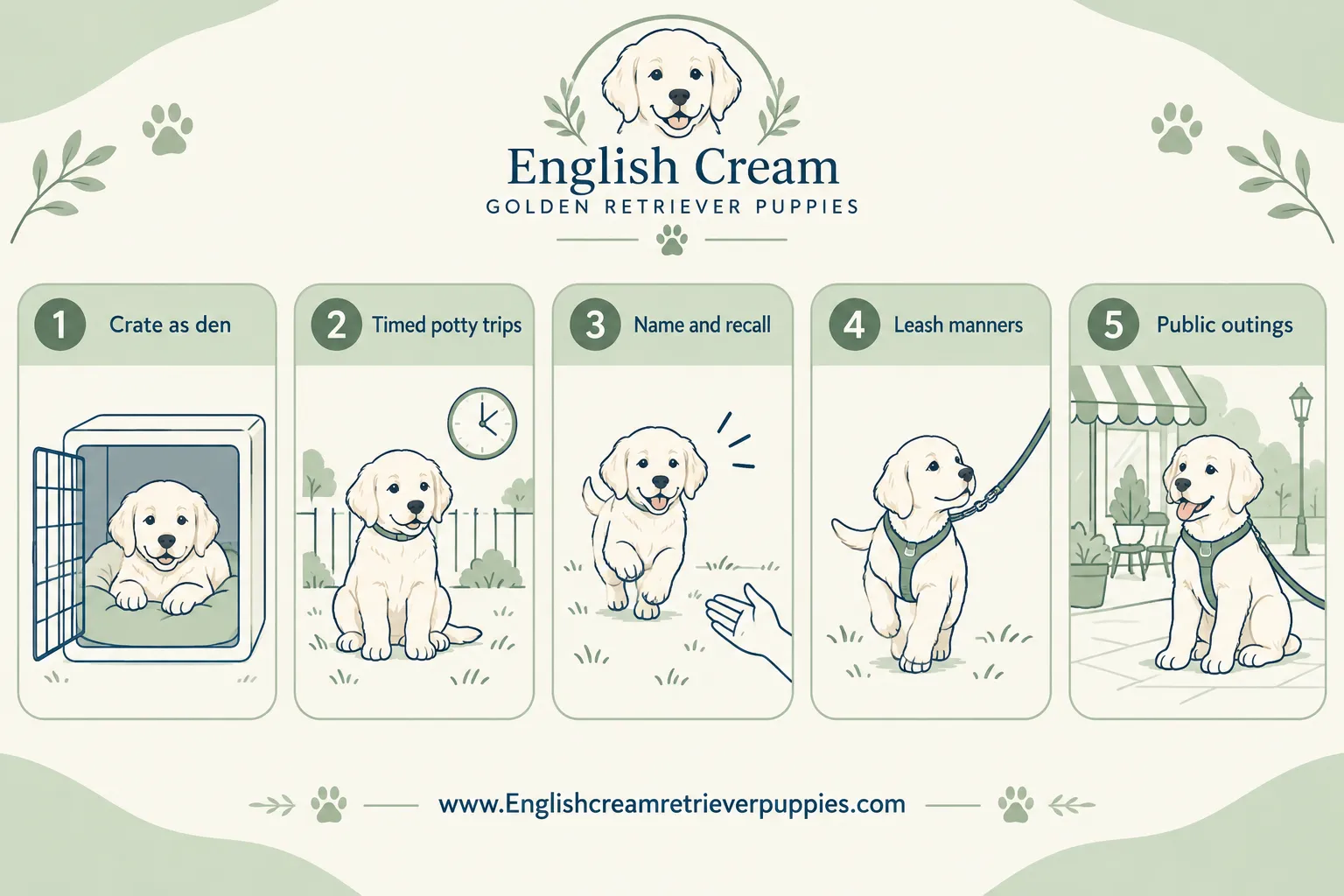 How Do You Train European English Cream Retriever Puppies?