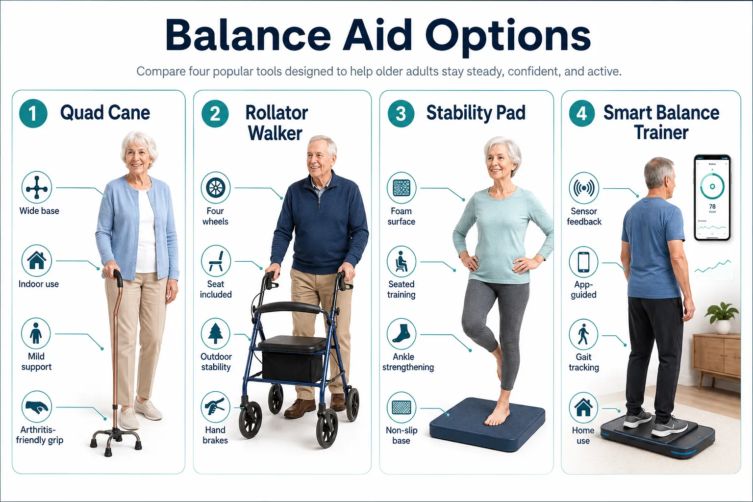 What Are the Best Balance Aids for Seniors?