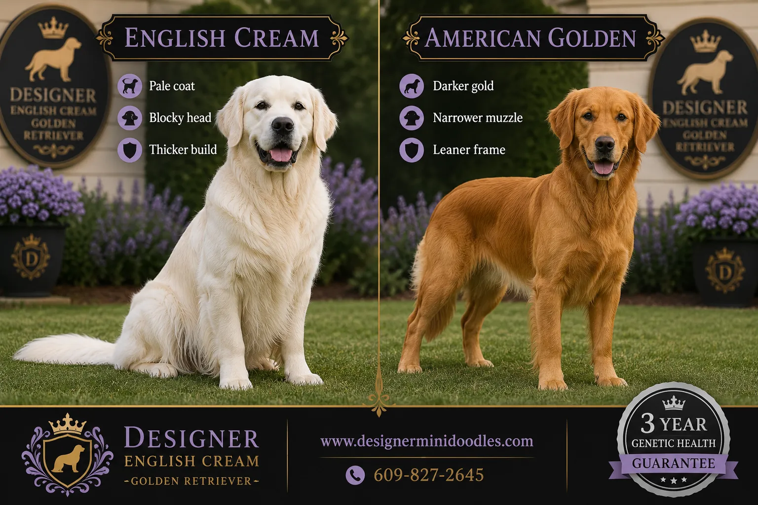 english cream golden retriever breeders Dallas
