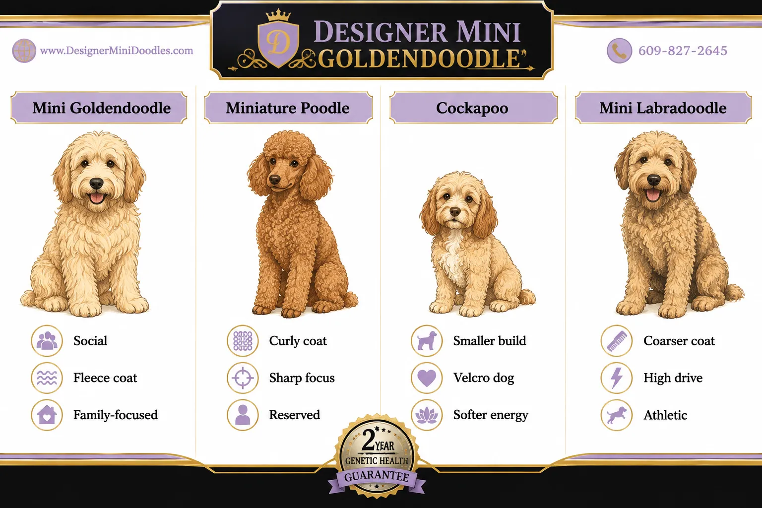 Mini Goldendoodle vs Miniature Poodle: Which Fits Your Home?
