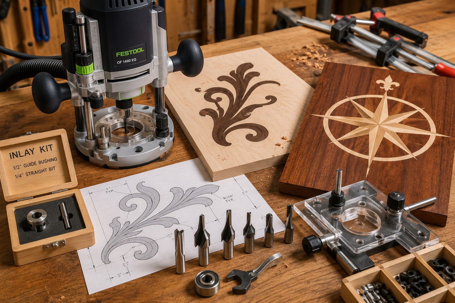 The Foundation of Router Inlay: Tools, Materials, and Design