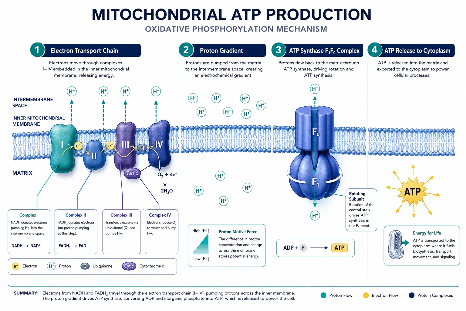 How Mitochondria Produce ATP and Why the Process Fails