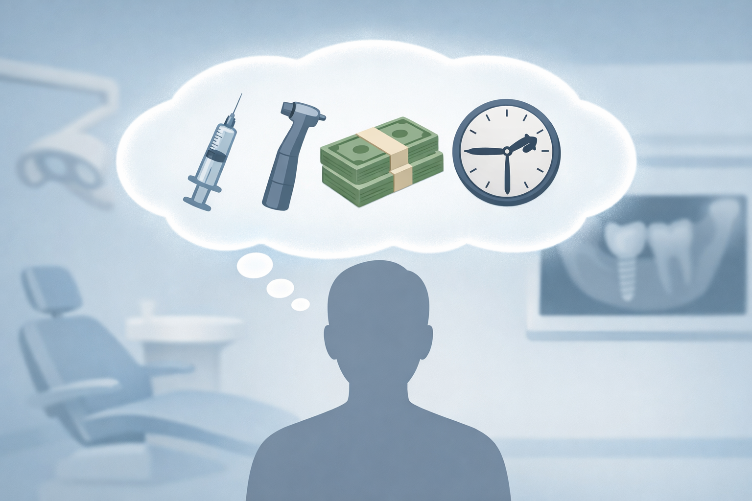 Fear of dental implants