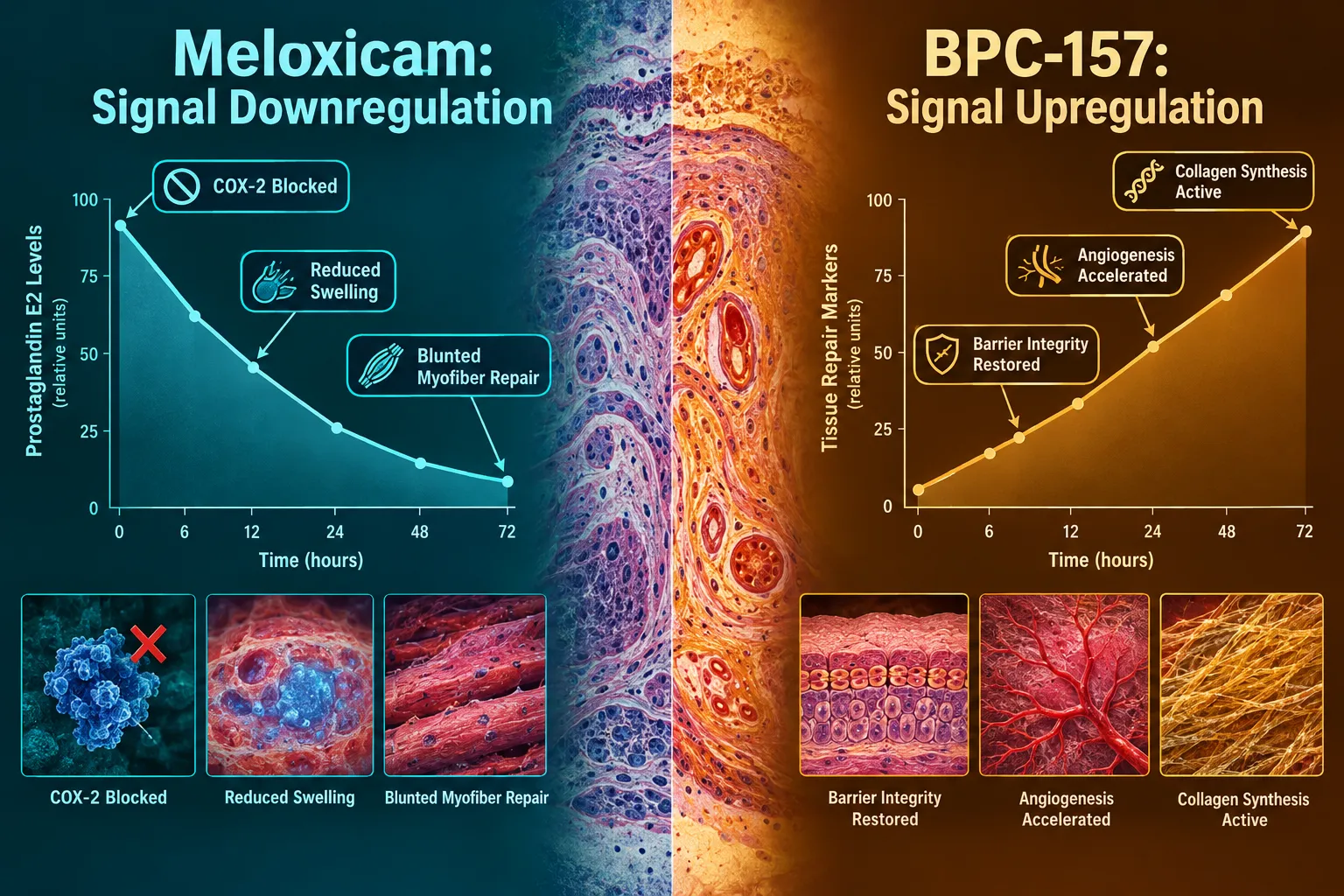 Separating COX Inhibition From Barrier, Angiogenesis, and Repair Signals: Key Experimental Readouts