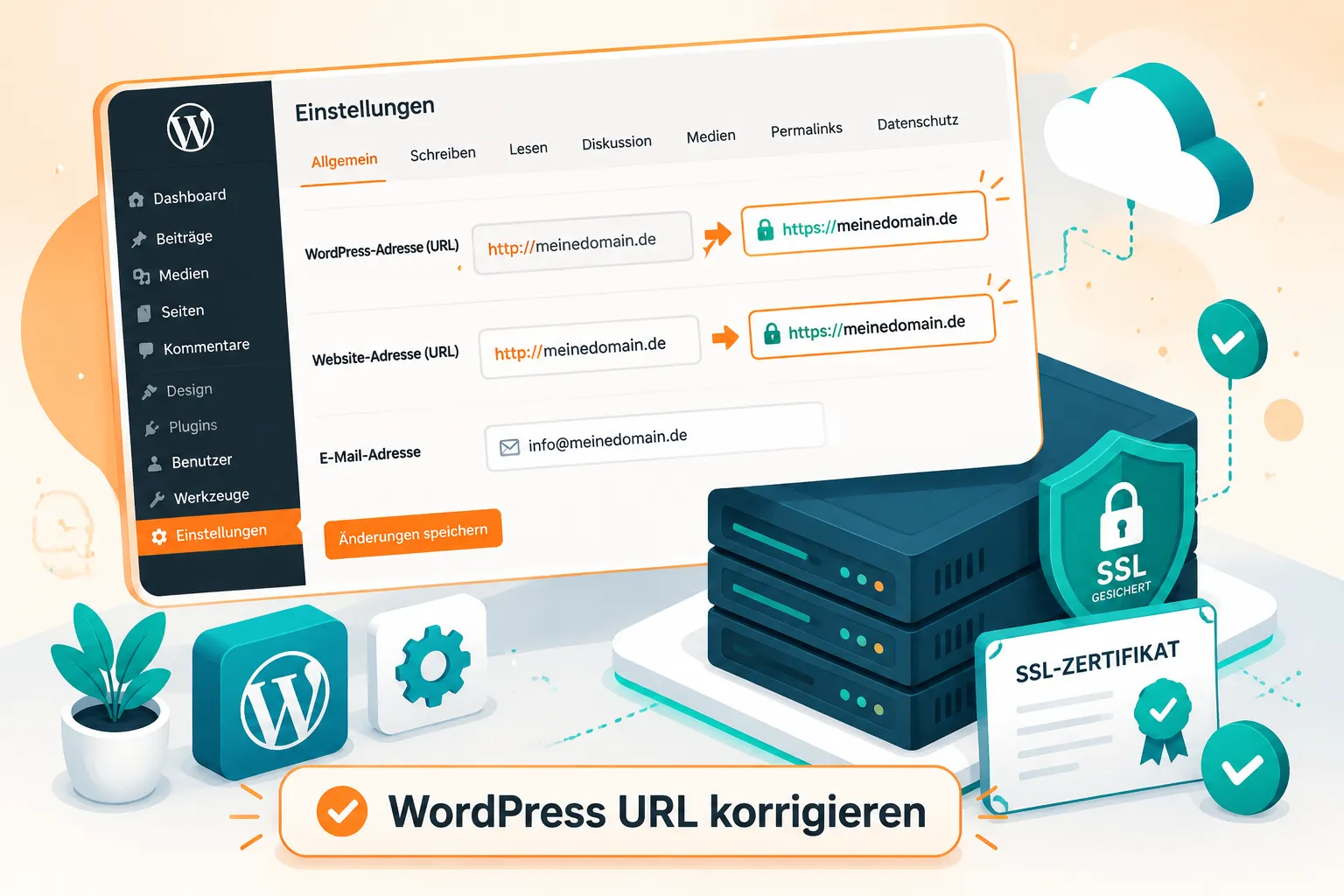 WordPress SSL Fehler nach der Installation beheben