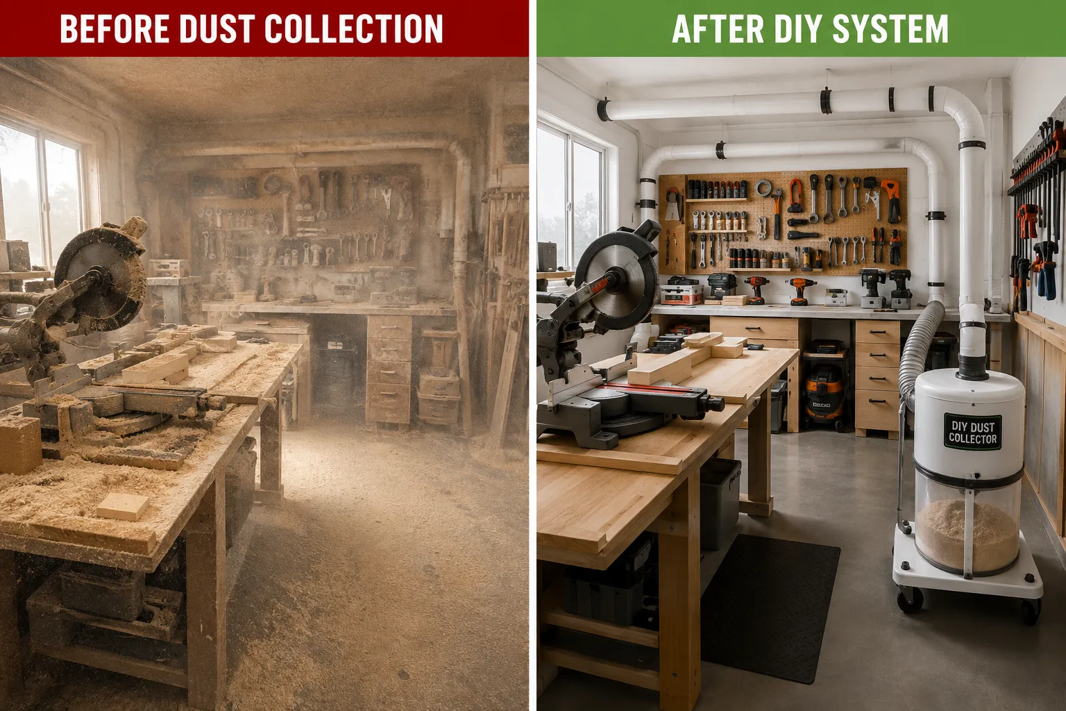 Building a DIY Cyclone Separator: The First Stage of Dust Control