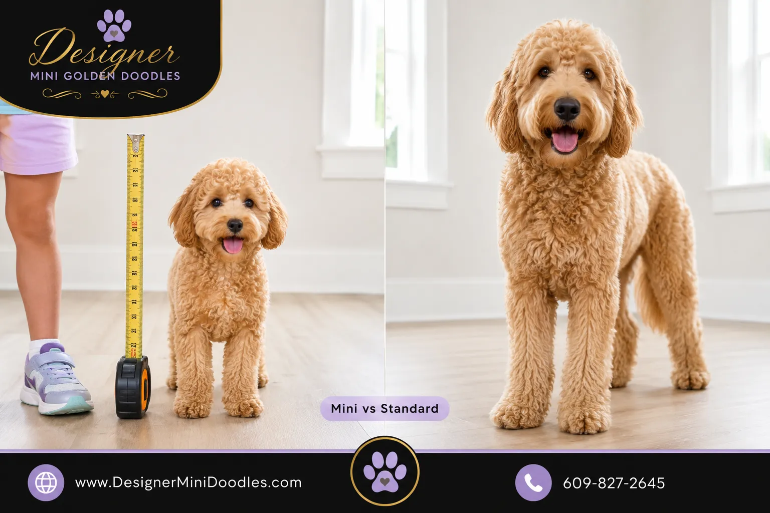 mini golden doodles near by
