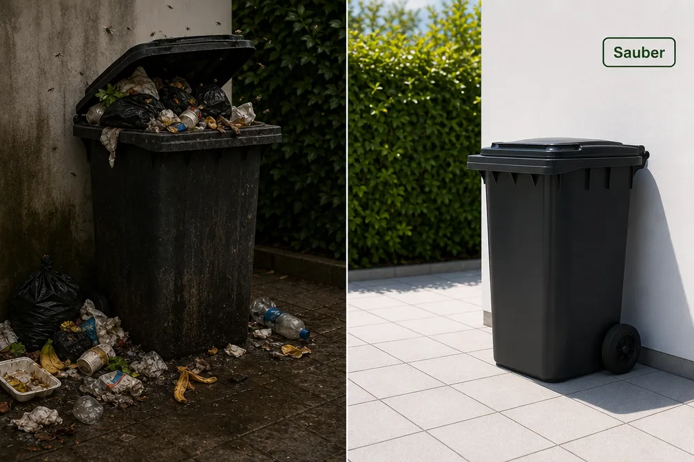 Warum stinkt der Müllplatz im Haus, und wer ist schuld?