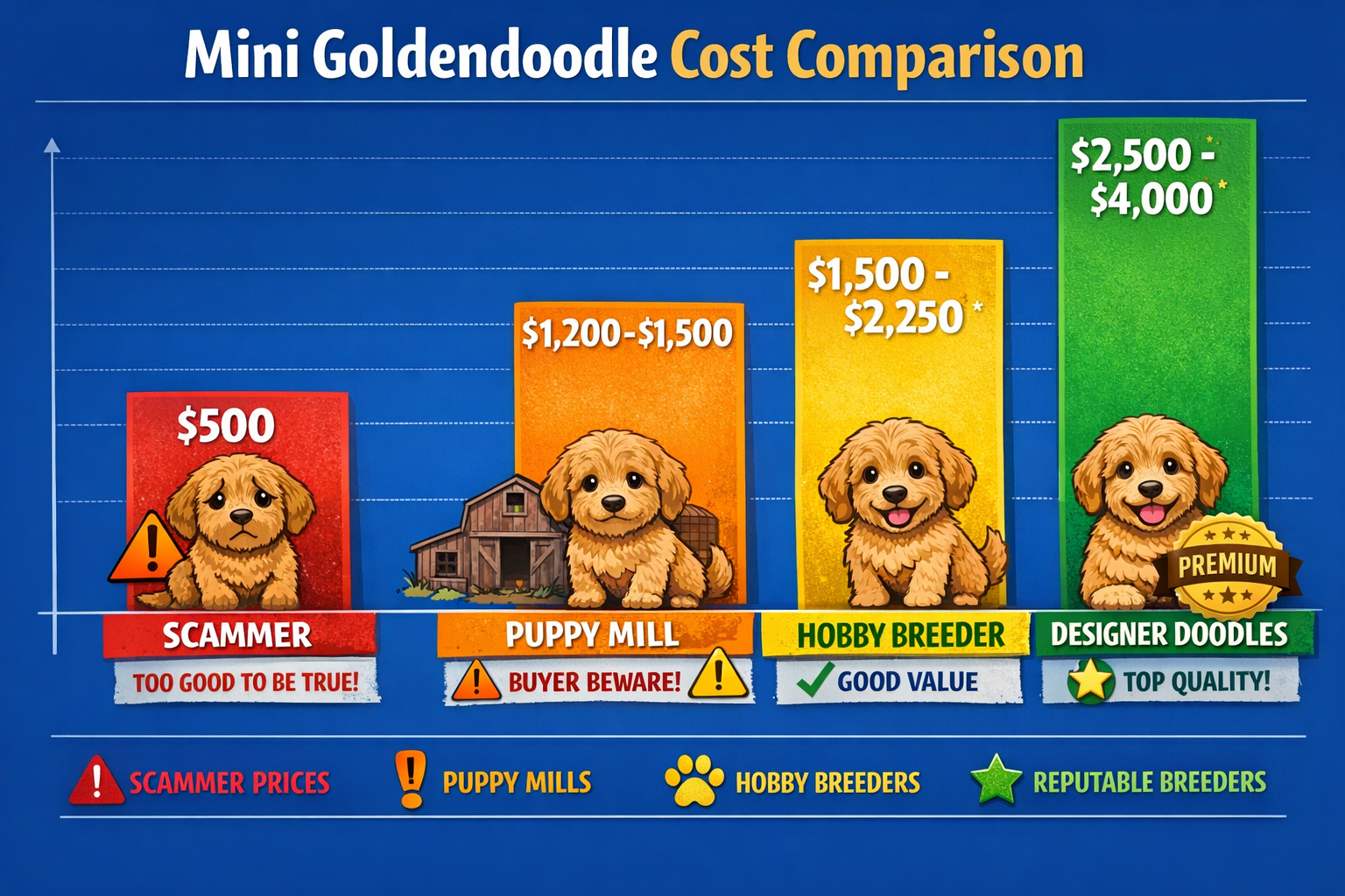 mini goldendoodle price chart