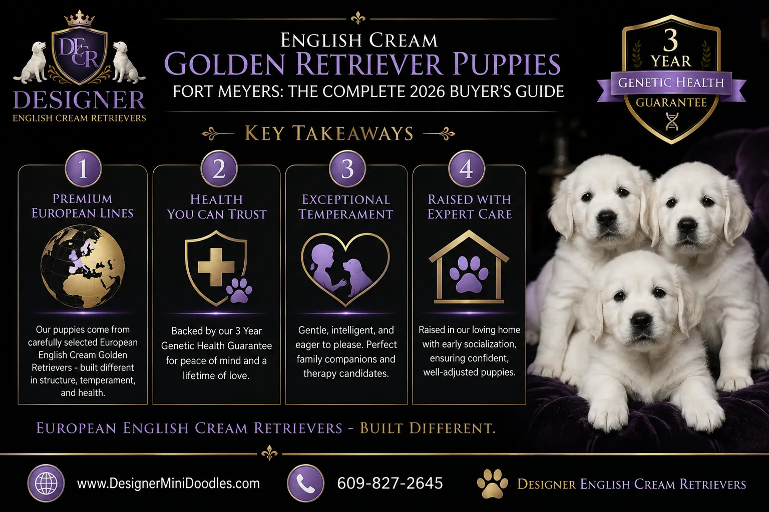 english cream golden retriever puppies Fort Meyers