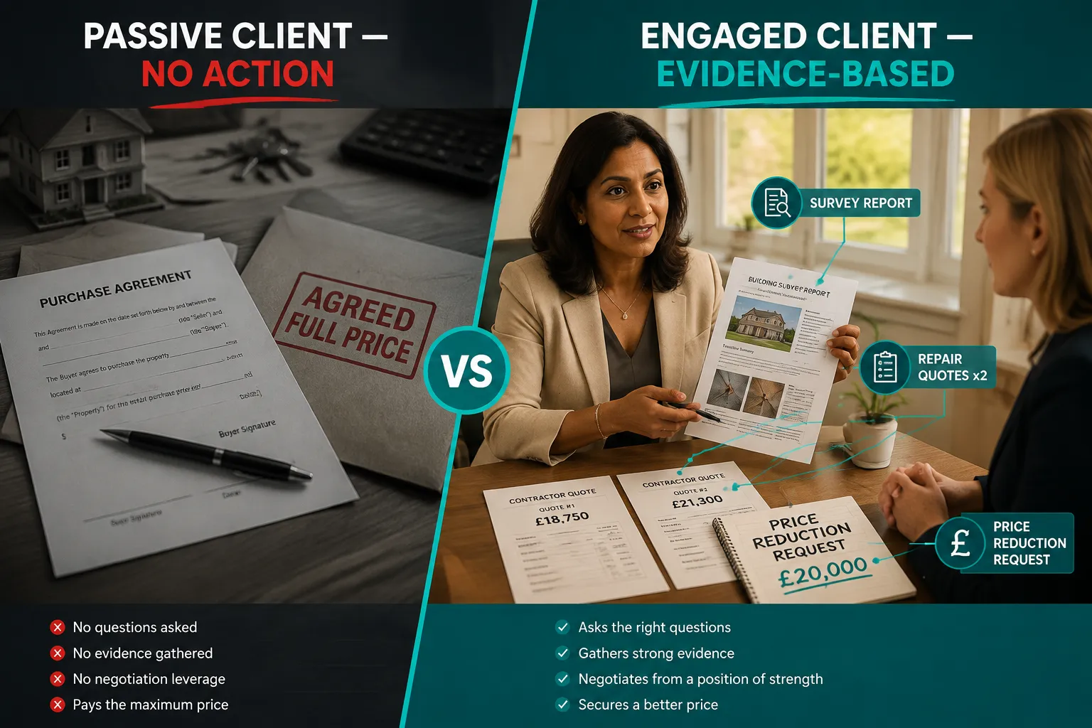 How Engaged Clients Use Survey Findings in Valuation Negotiations