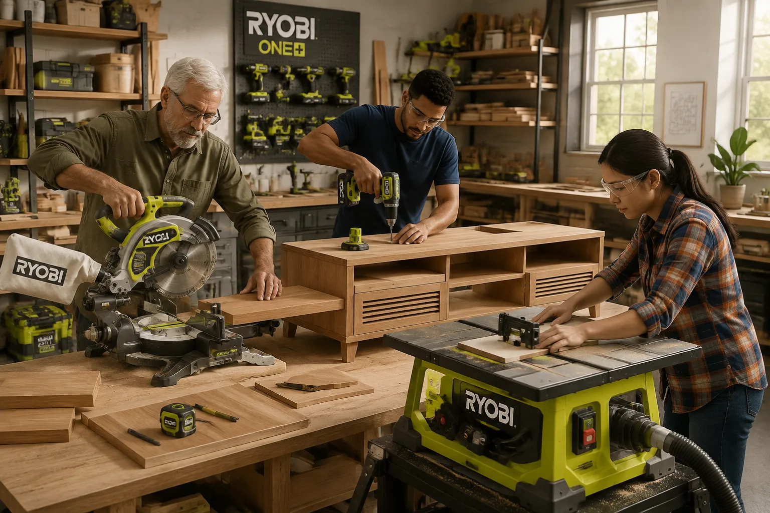 Precision Cutting and Dimensioning with Ryobi