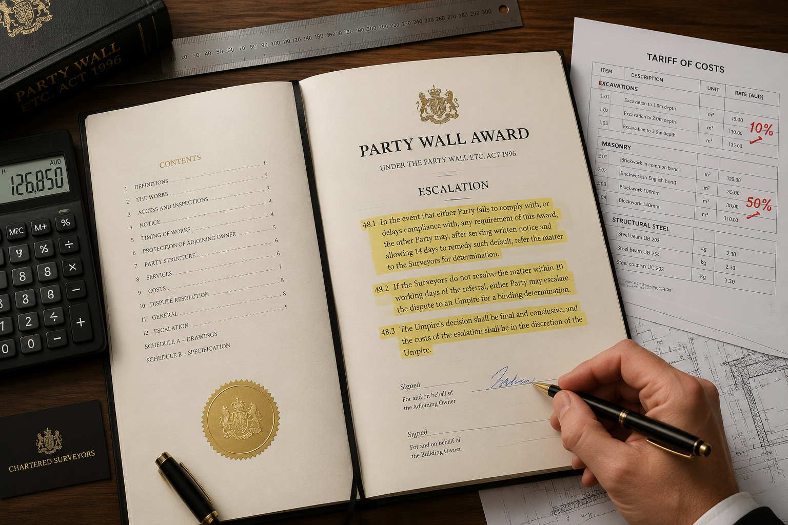 Why Party Wall Awards Are Particularly Exposed to Material Price Volatility