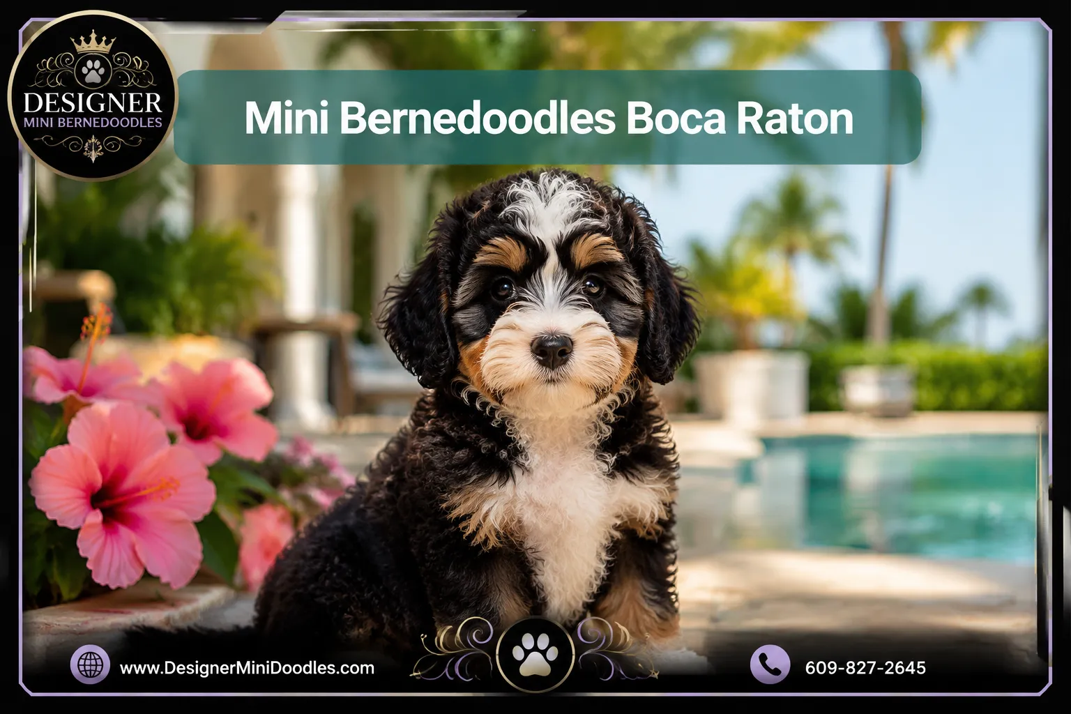 mini bernedoodles Boca Raton
