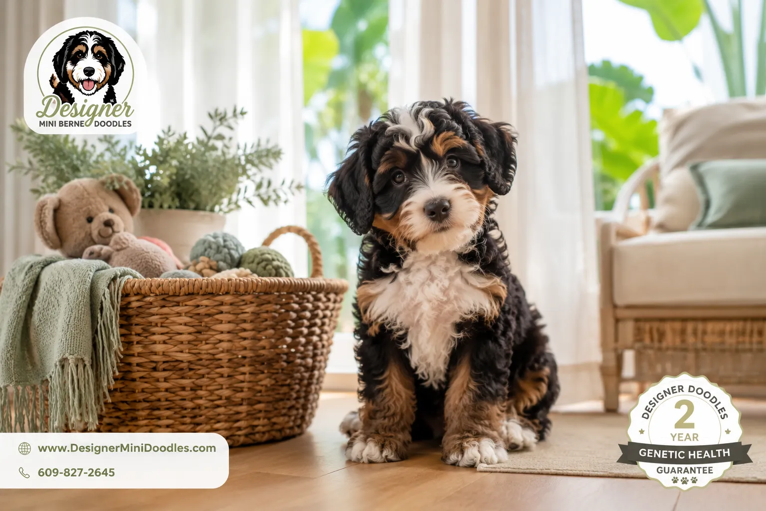 mini bernedoodle puppies Tampa