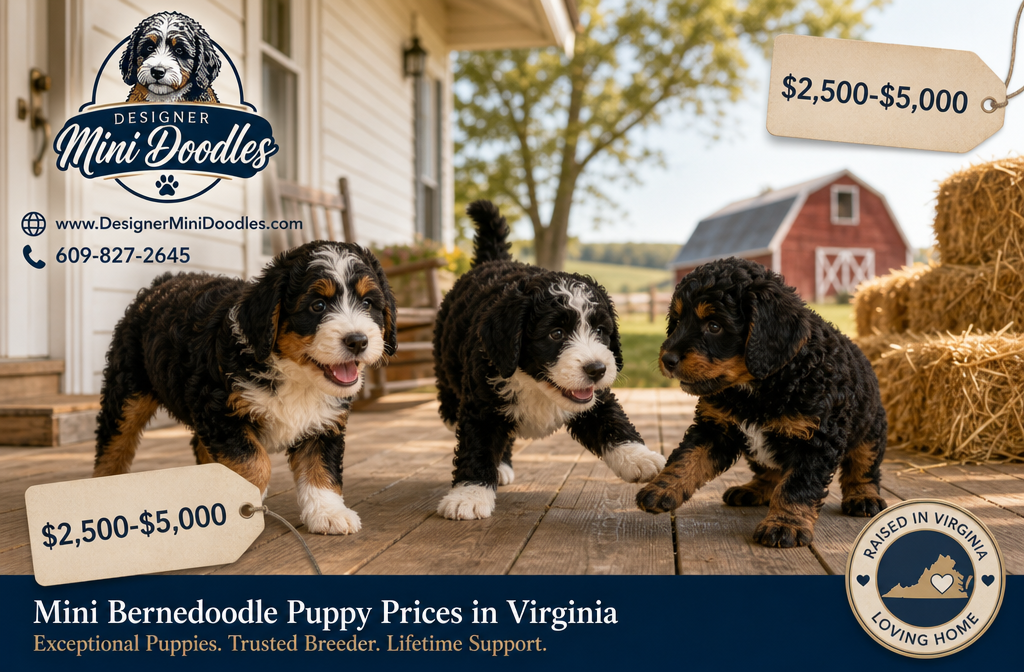 Mini bernedoodle breeders Virginia