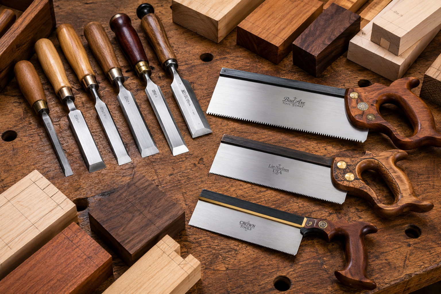 Essential Tools for Mortise and Tenon: Chisels, Saws, and Marking
