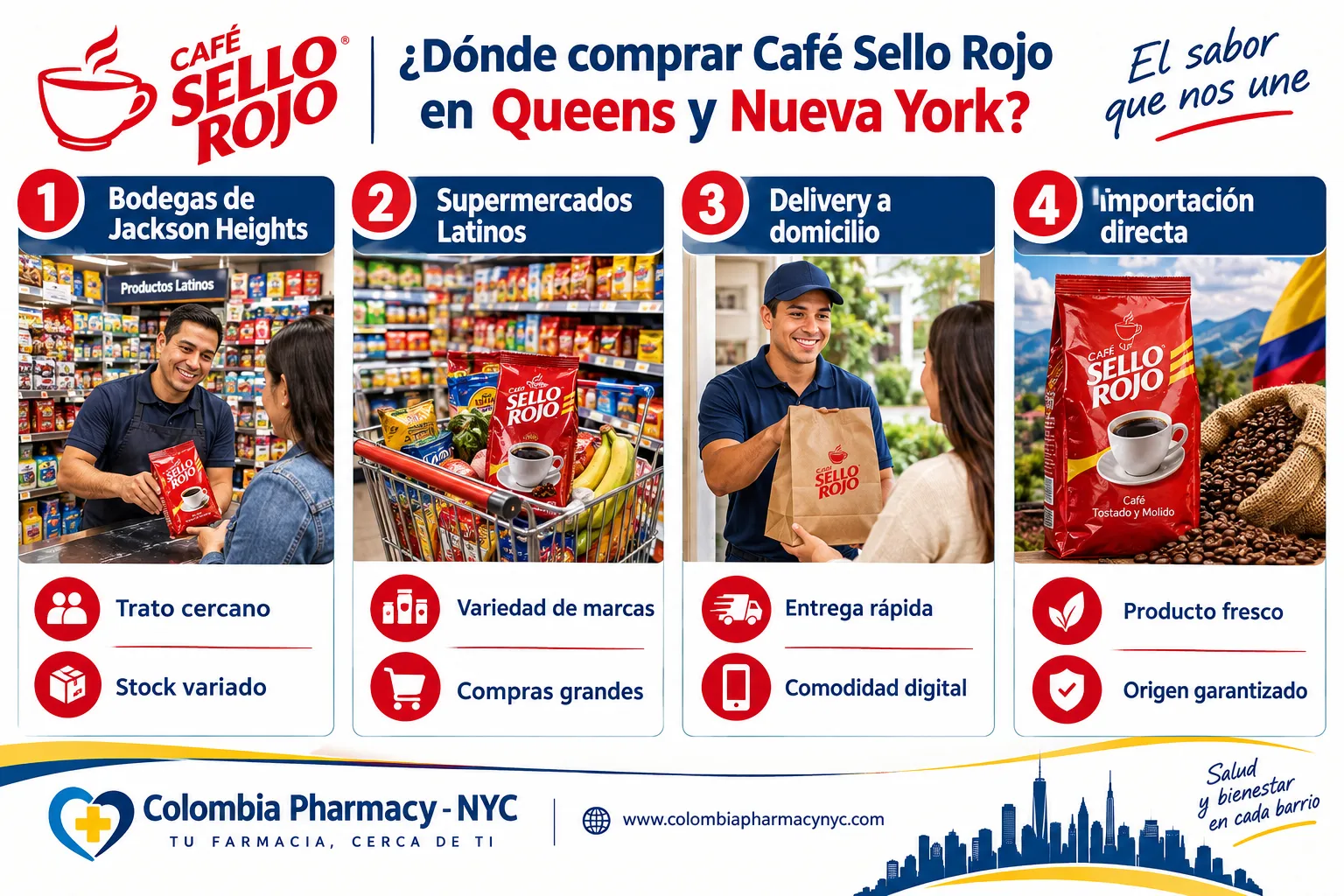 Dónde Comprar Café Sello Rojo en Queens y Nueva York al Mejor Precio