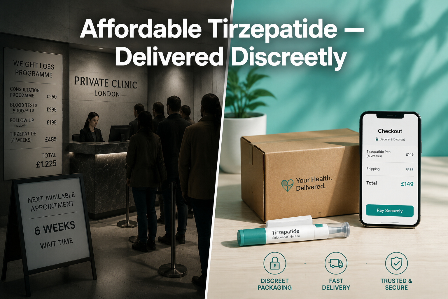 Affordable tirzepatide in the UK
