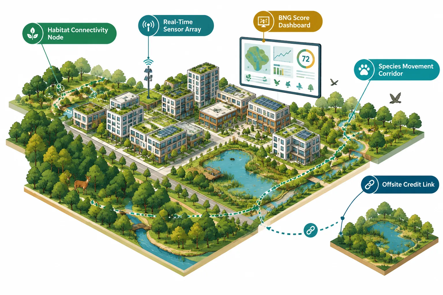 Integrating Digital Twin Outputs into BNG Assessments: A Practical Framework