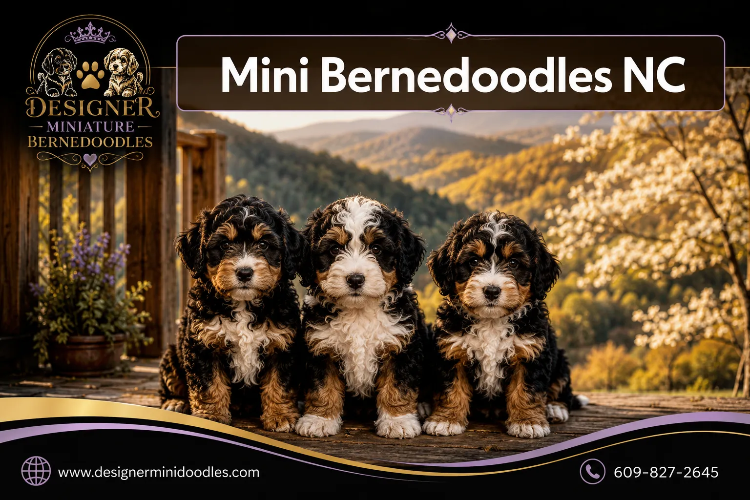 miniature bernedoodle puppies North Carolina