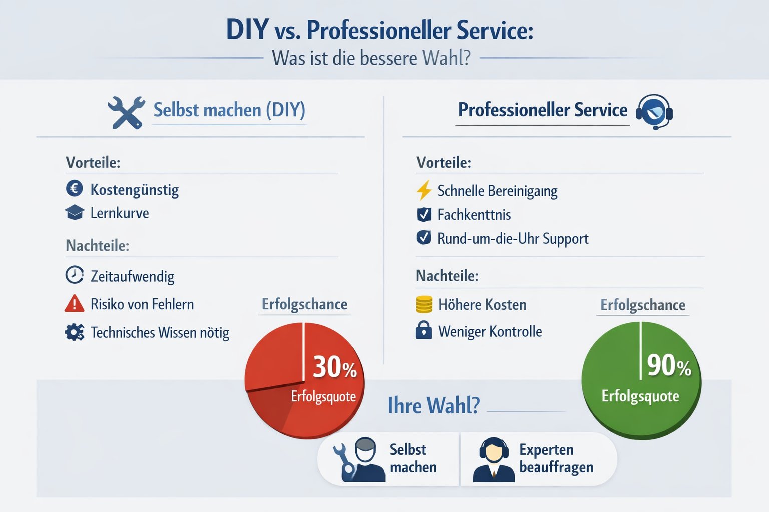 Professional infographic for article "WordPress Malware Entfernen Deutschland: Der vollständige Leitfaden 2026", section: