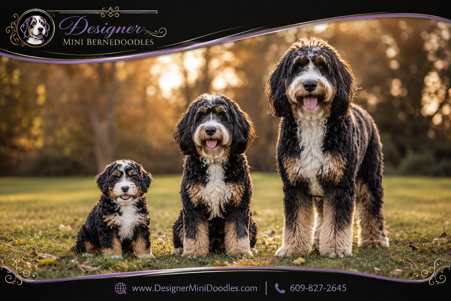 mini bernedoodle size