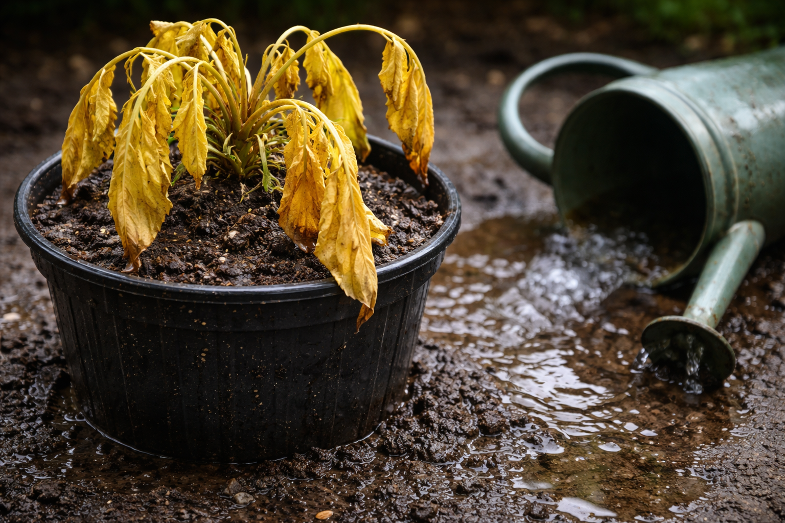 Common Watering Mistakes in Container Gardening