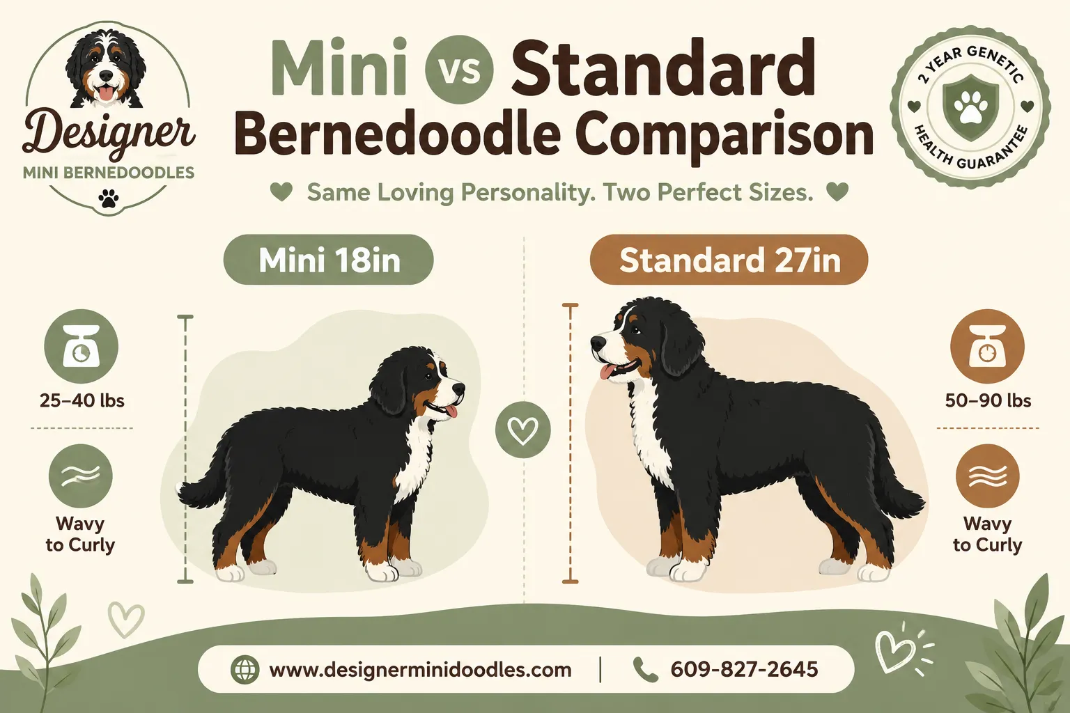 Mini Bernedoodle Puppies for Sale Near Nashville, TN