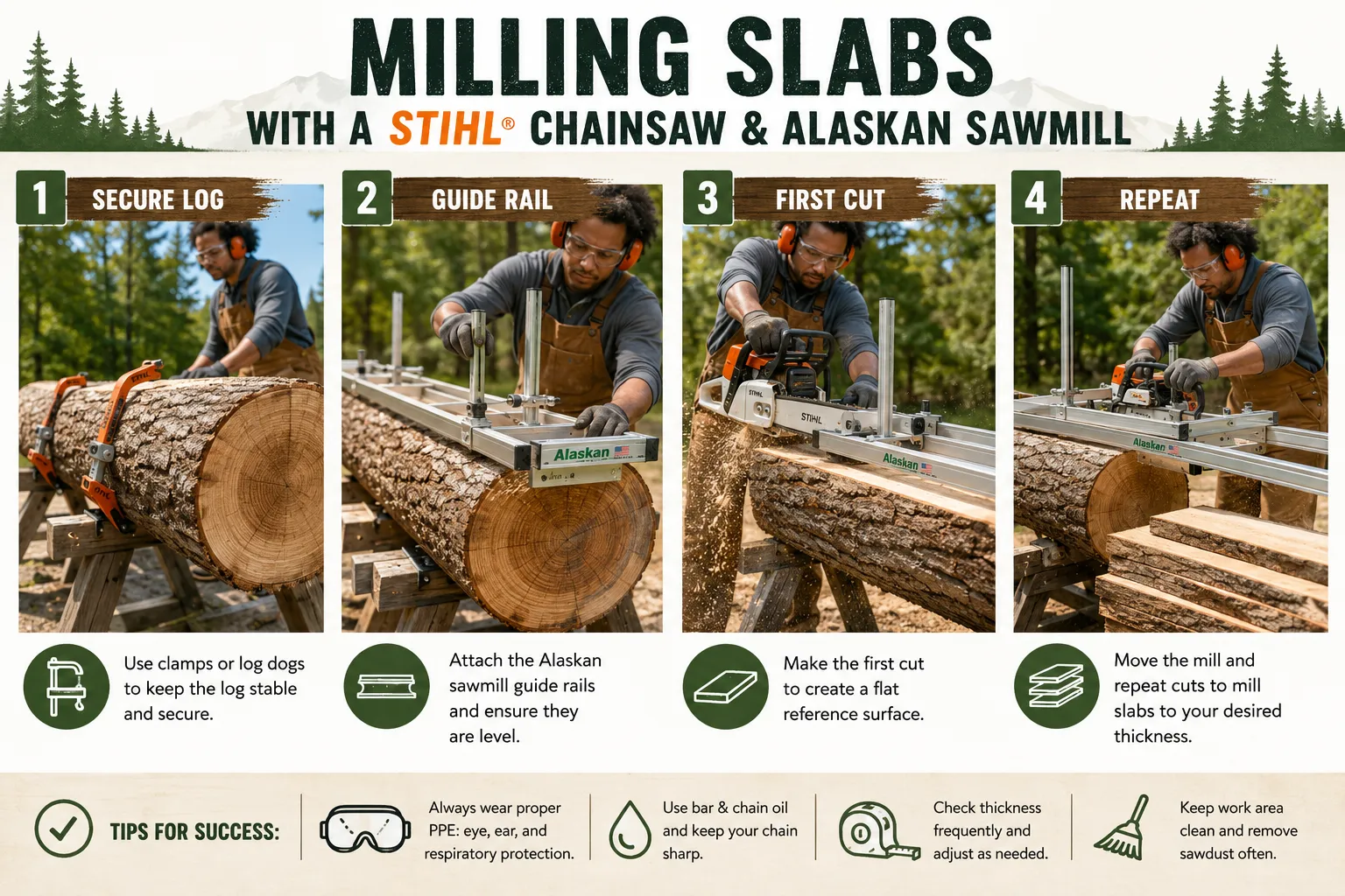 Setting Up Your Log and Mill