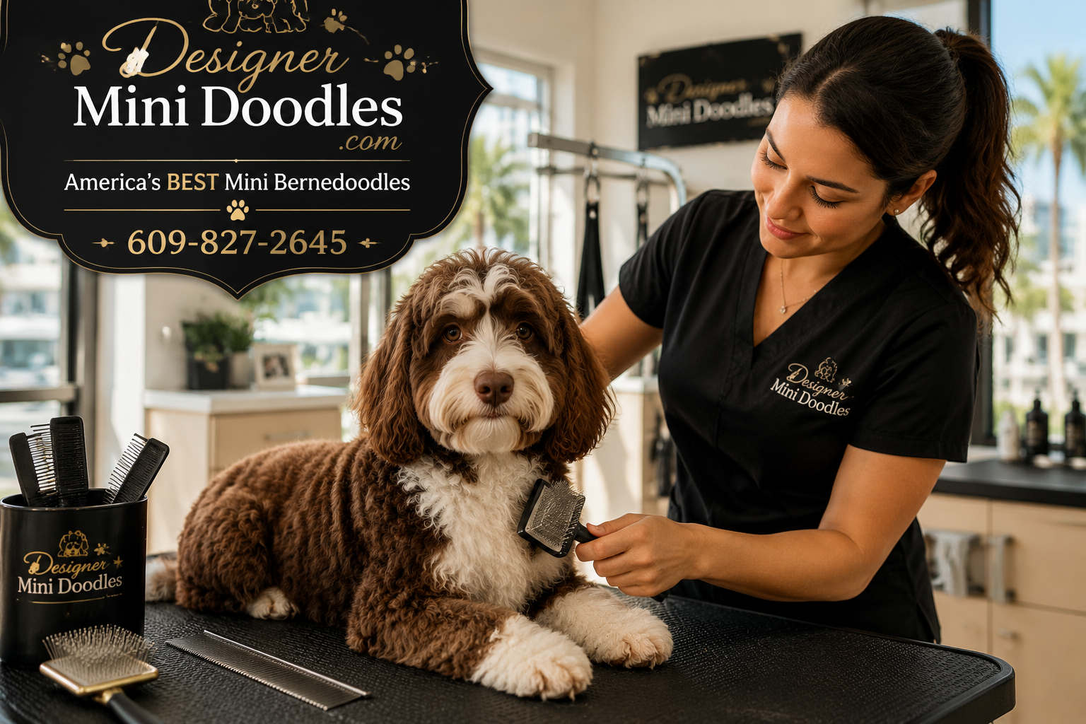 mini Bernedoodle puppies in Miami