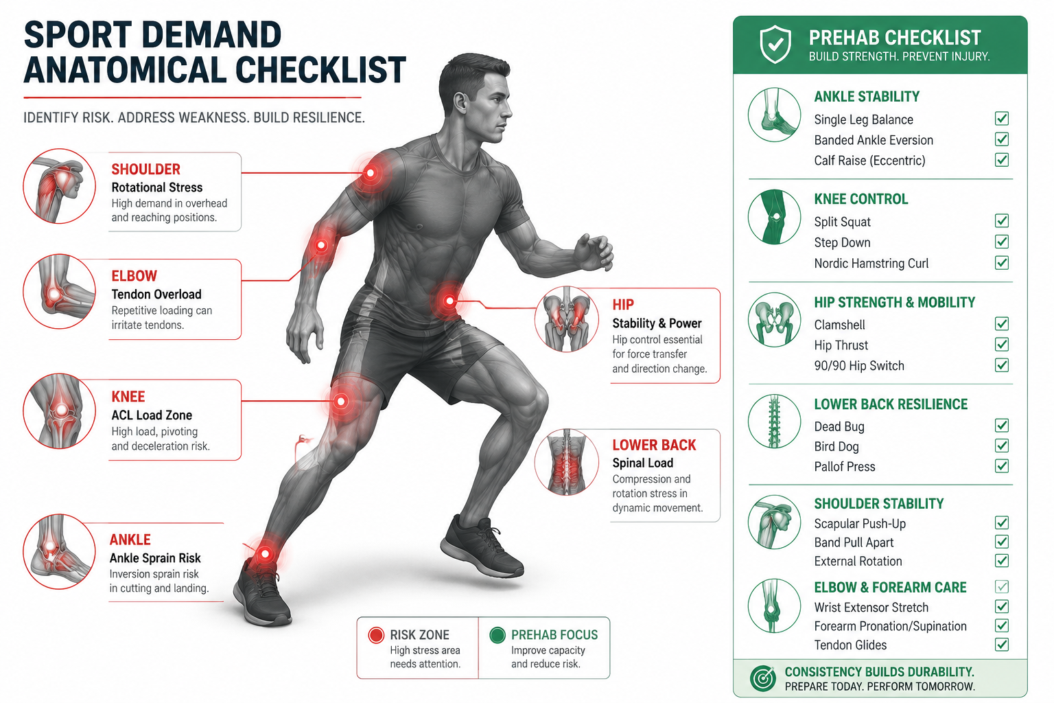 Common Injury Patterns Across Sports and How to Prehab Them