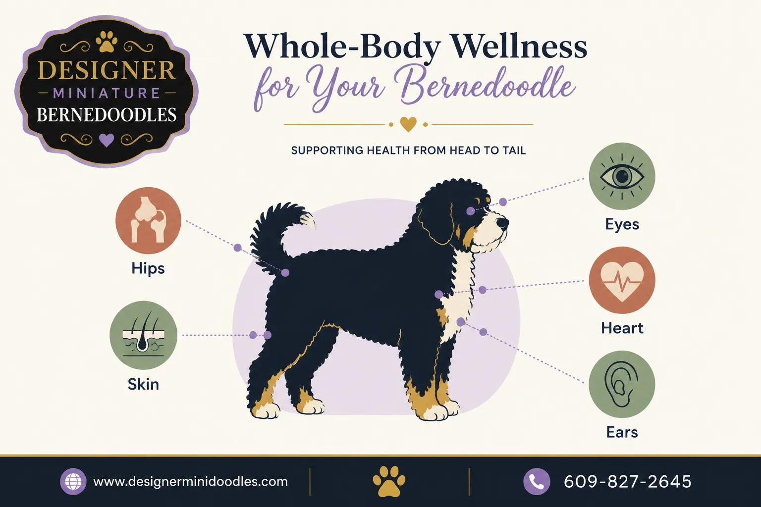Miniature bernedoodle temperament and personality