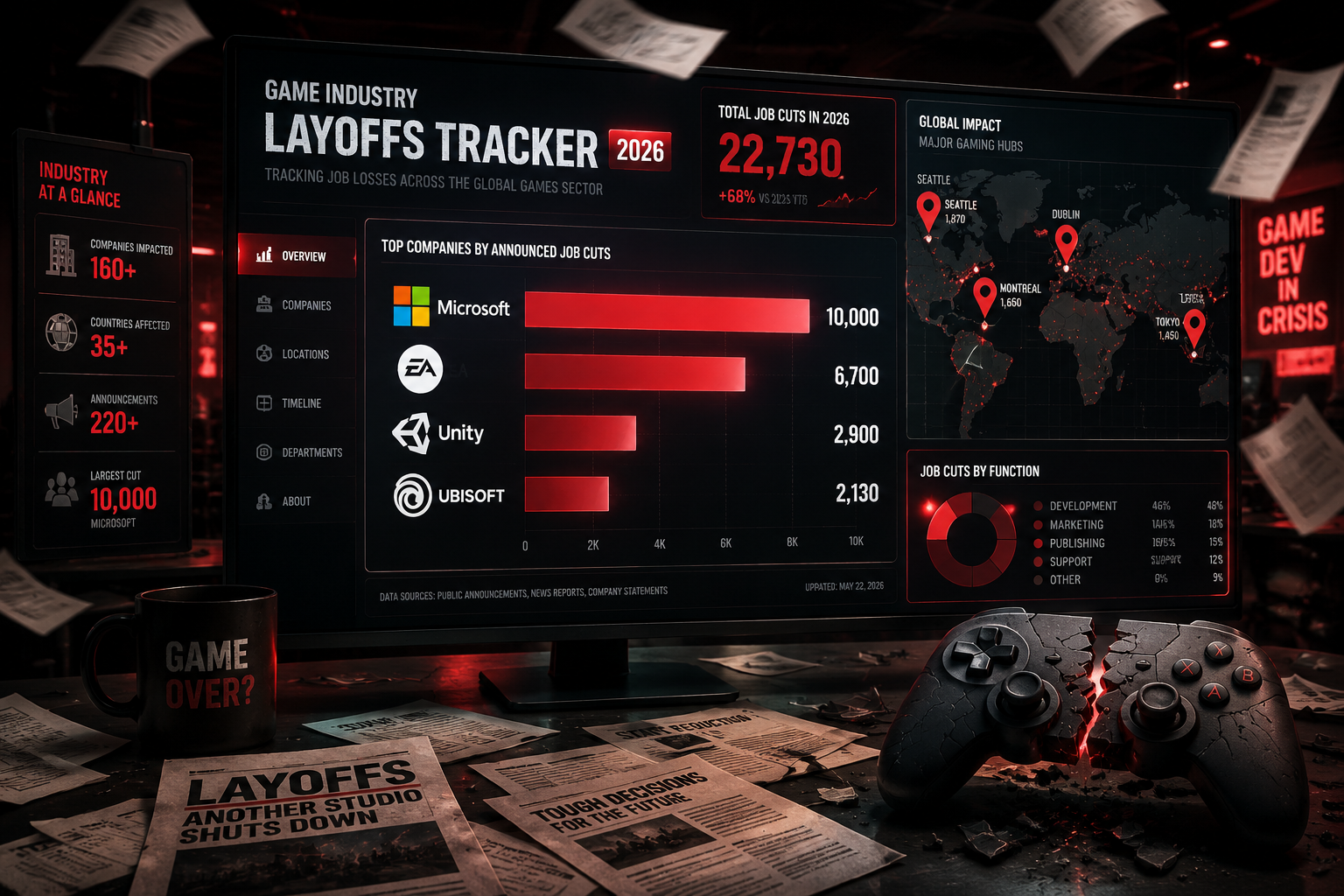 Which Game Companies Have Had Layoffs Recently