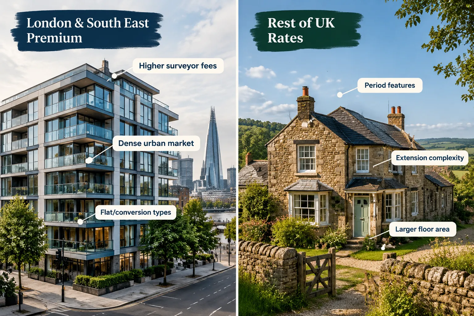 Regional Pricing: London, South East, and the Rest of the UK