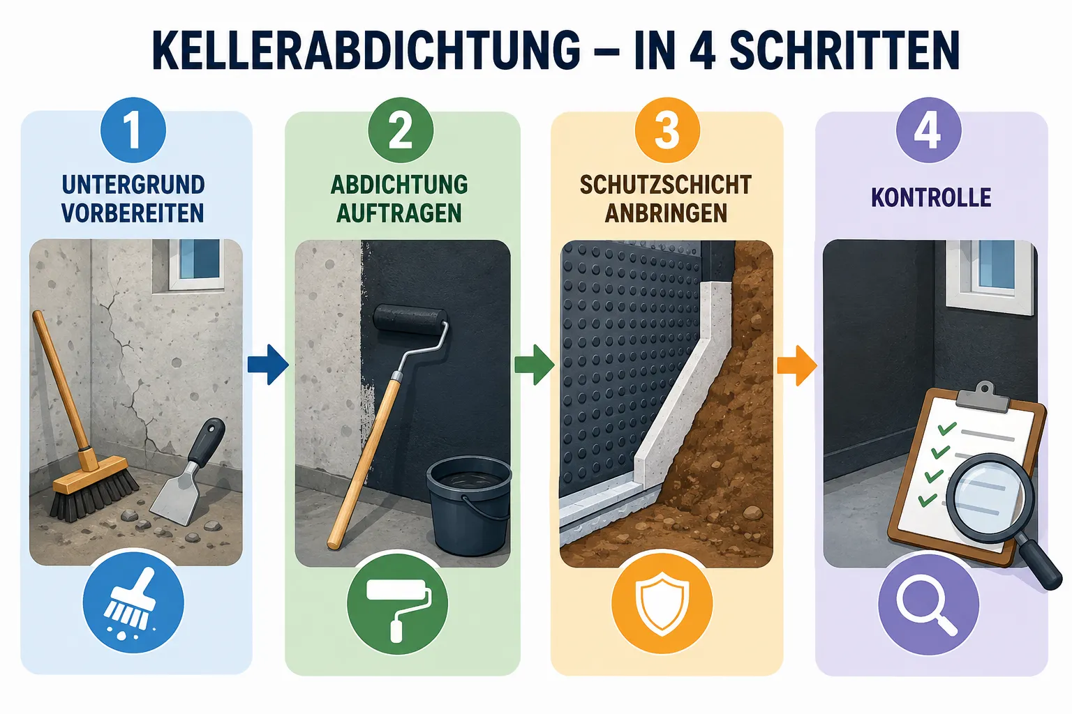 Die besten Produkte und Methoden für die Kellerabdichtung gegen Schimmel
