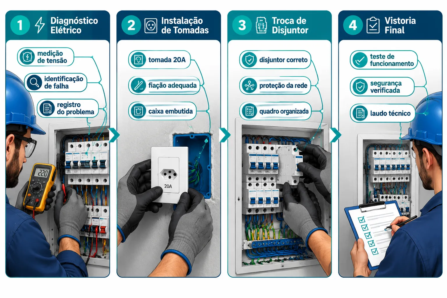Serviços de Eletricista Residencial