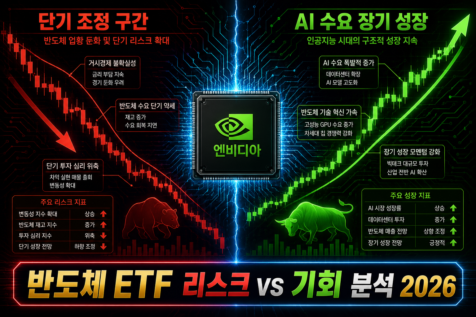 미국 반도체 ETF 투자 수익률 및 시장 동향 차트