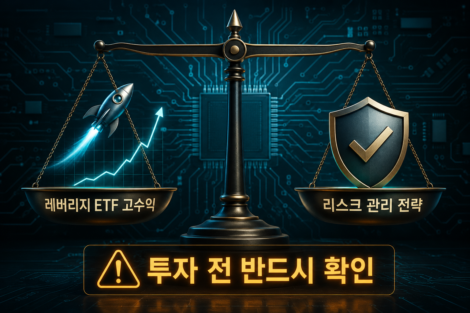 미국 반도체 ETF 리스크 관리 전략 시각화