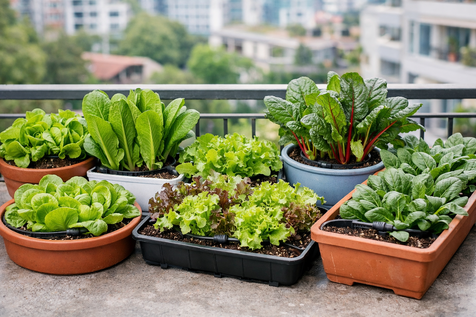 What vegetables can grow in very shallow containers (under 8 inches)?