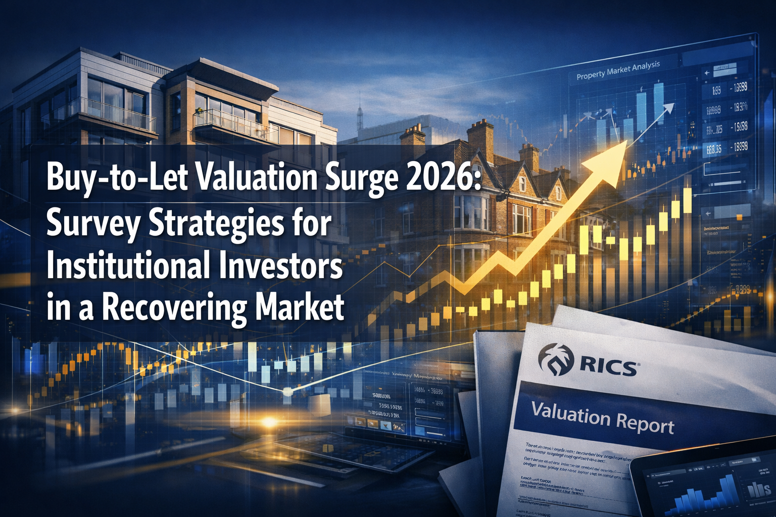 Professional () hero image with 'Buy-to-Let Valuation Surge 2026: Survey Strategies for Institutional Investors in a