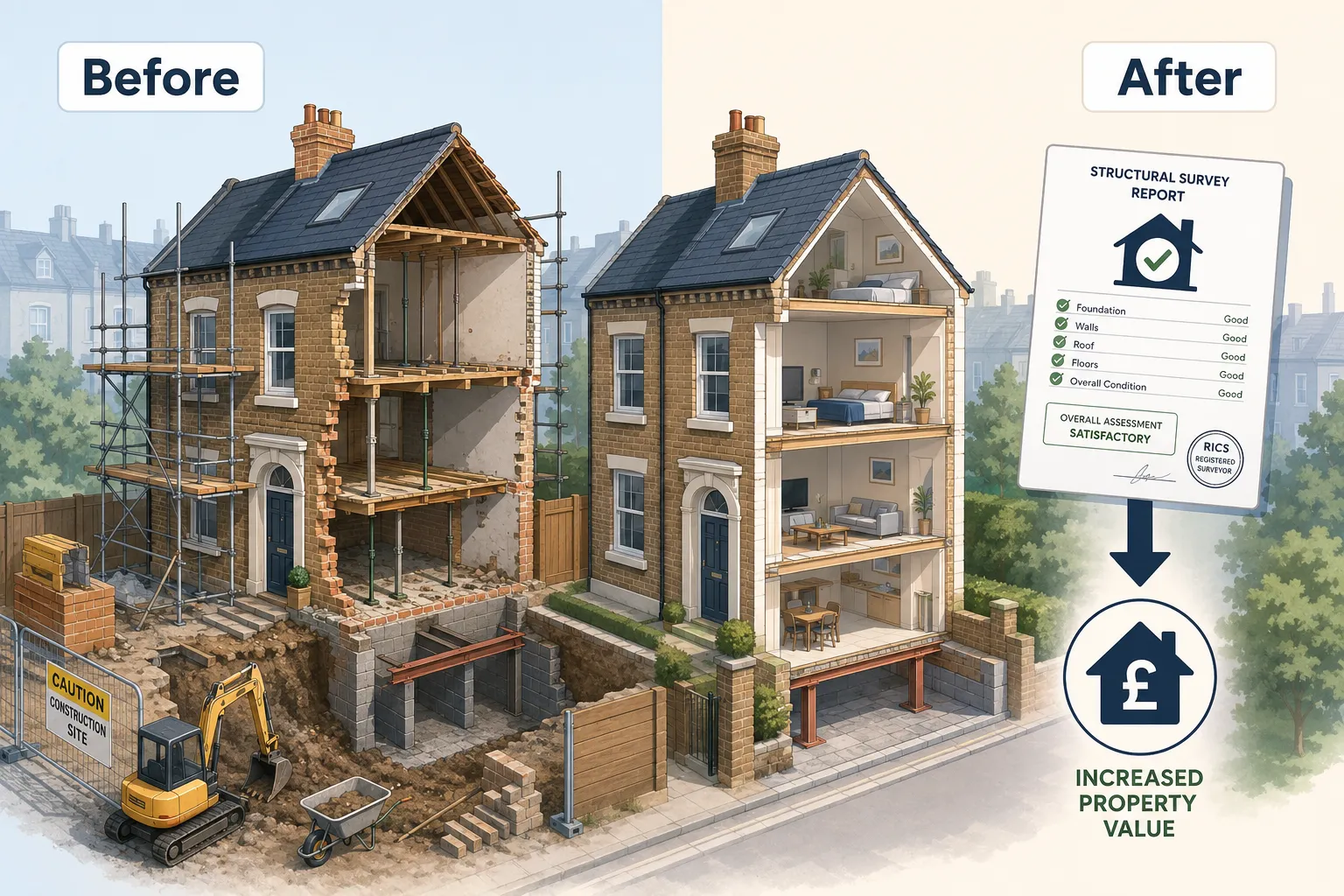 Party Wall Surveyor vs Structural Engineer for Valuation