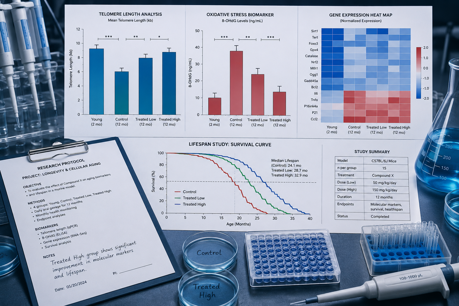 Measurable Outcomes in Epithalon Longevity Studies