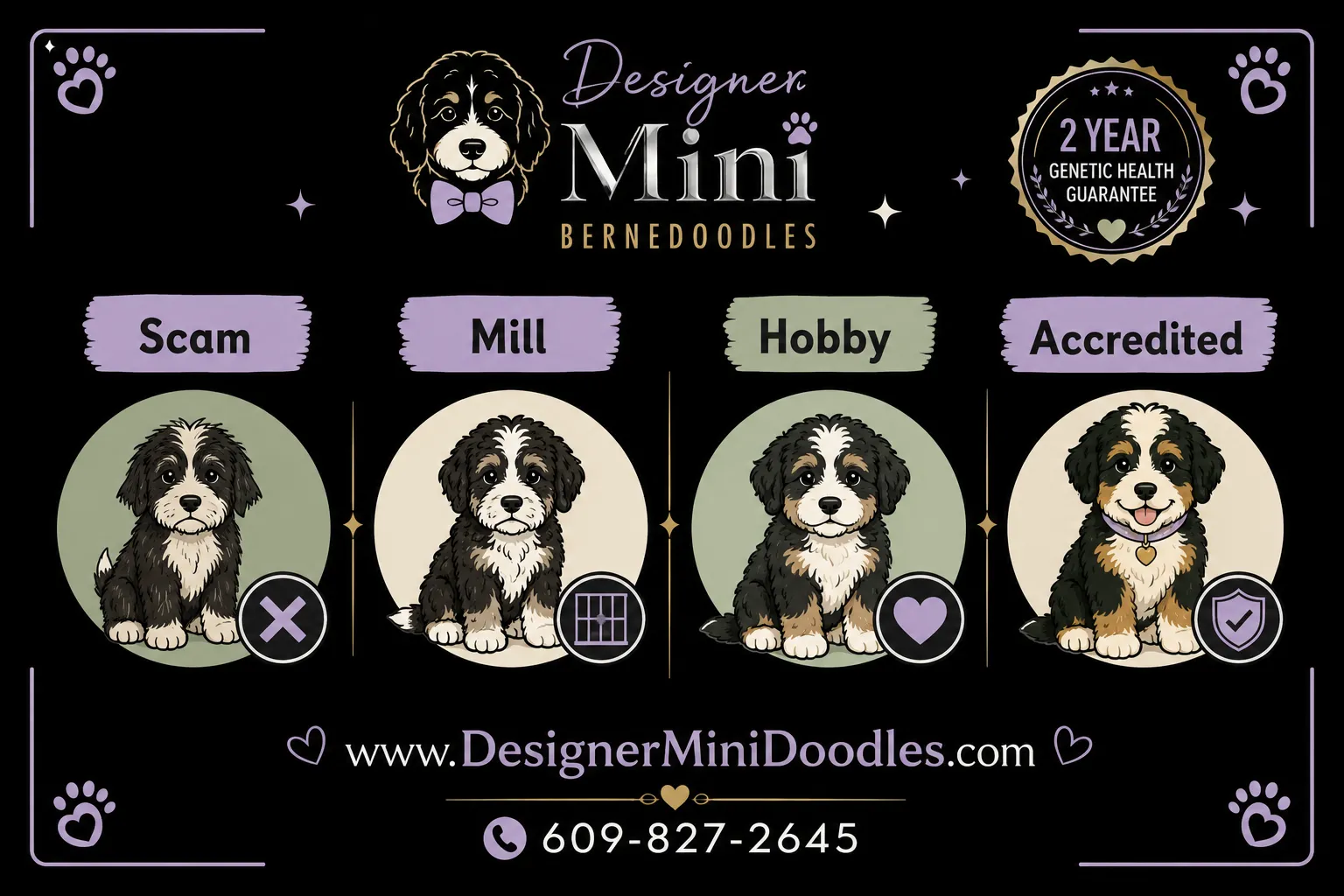 mini bernedoodle puppies Salt lake city
