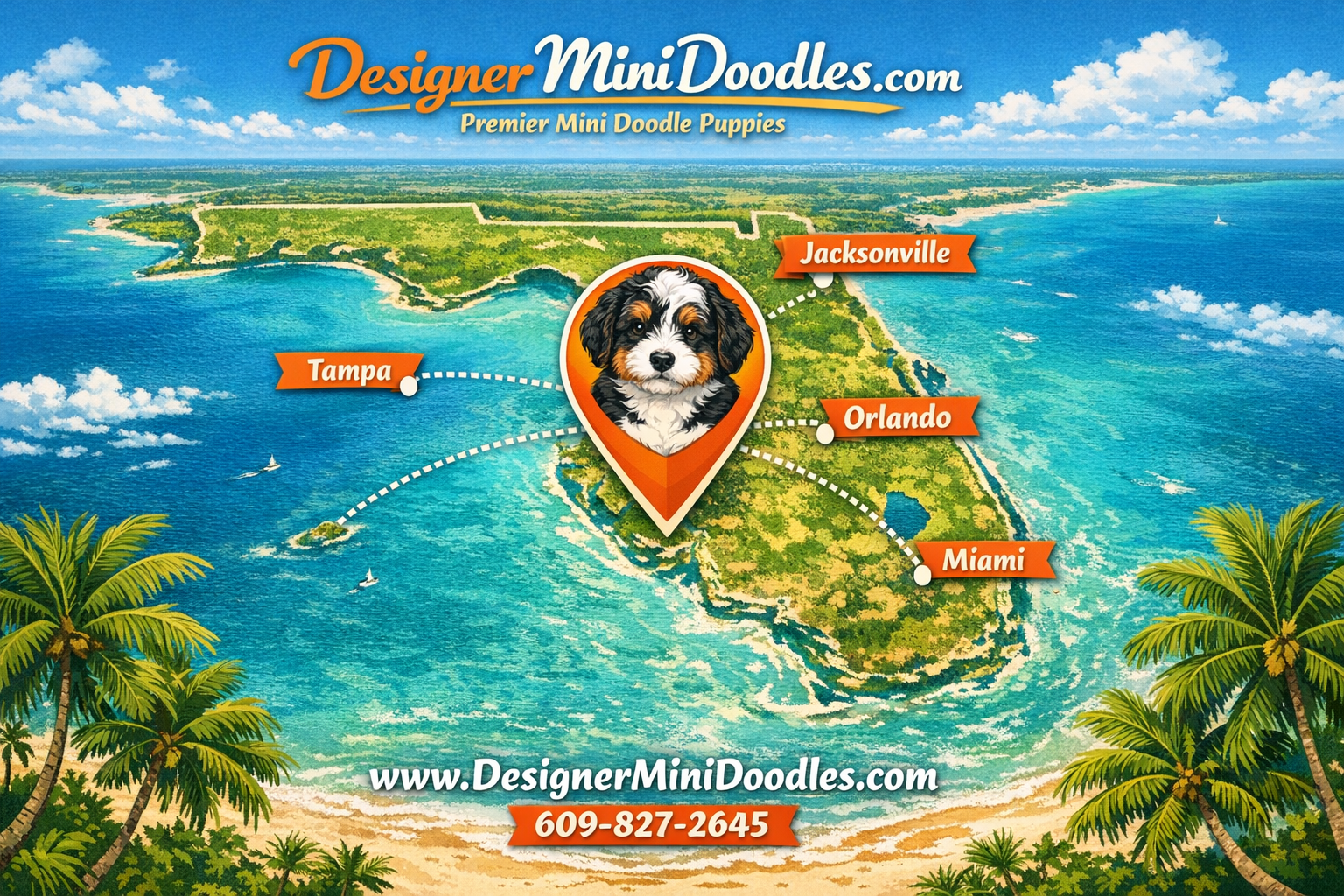 Mini bernedoodles for sale Florida