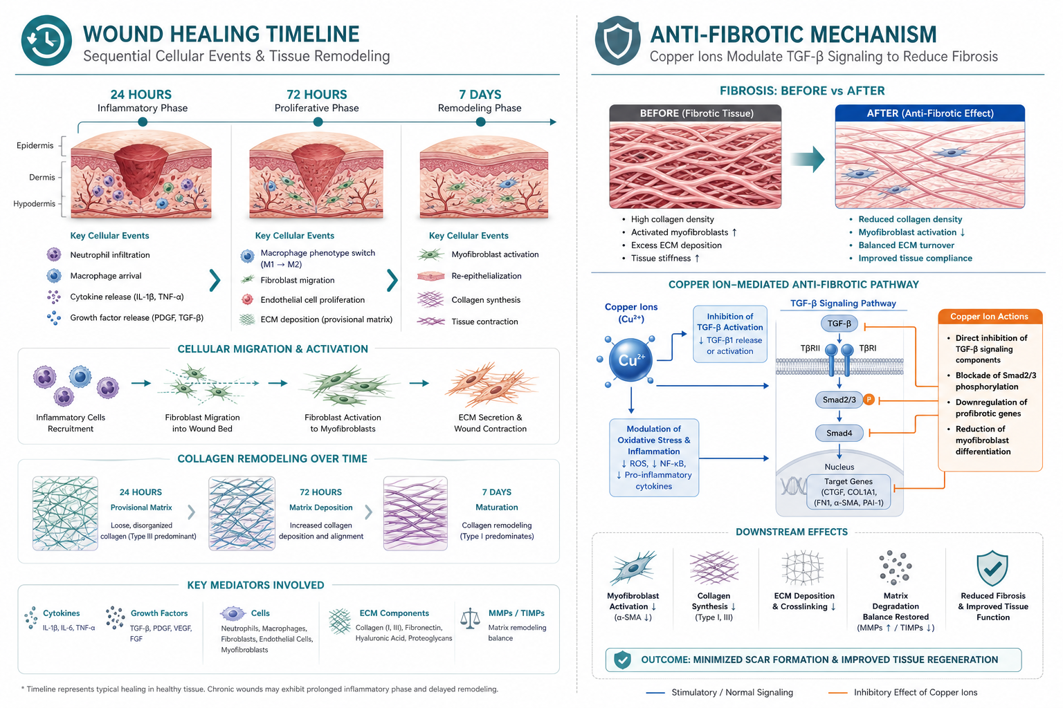 Wound Healing, Anti-Fibrosis, and Tissue Regeneration Research